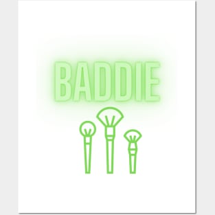 Baddie - White/Green Posters and Art